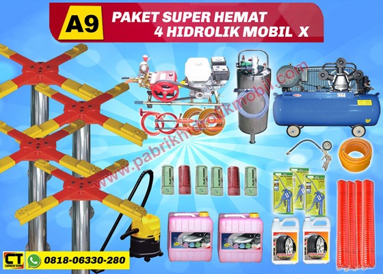 hidrolik cuci mobil, pabrik hidrolik, harga hidrolik mobil, paket usaha cuci mobil, alat cuci mobil