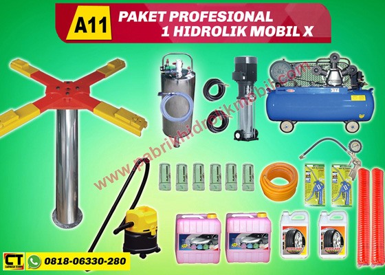 hidrolik cuci mobil, pabrik hidrolik, harga hidrolik mobil, paket usaha cuci mobil, alat cuci mobil